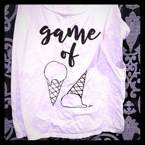 NWOT Game of Cones tank top size XL